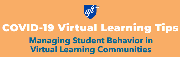 managing student behavior in virtual communities tip sheet preview